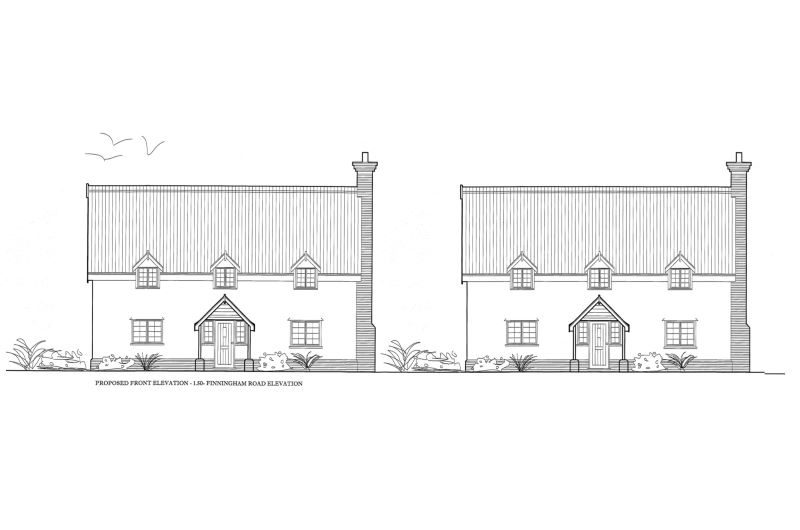 Building Plots adj. to Applewhite House, Finningham Road, Old Newton