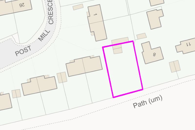 Building Plot adjacent to, 5 Post Mill Crescent, Woodbridge lot image - 1