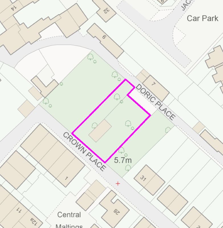 Land off, Crown Place/Doric Place,, Woodbridge lot image - 6