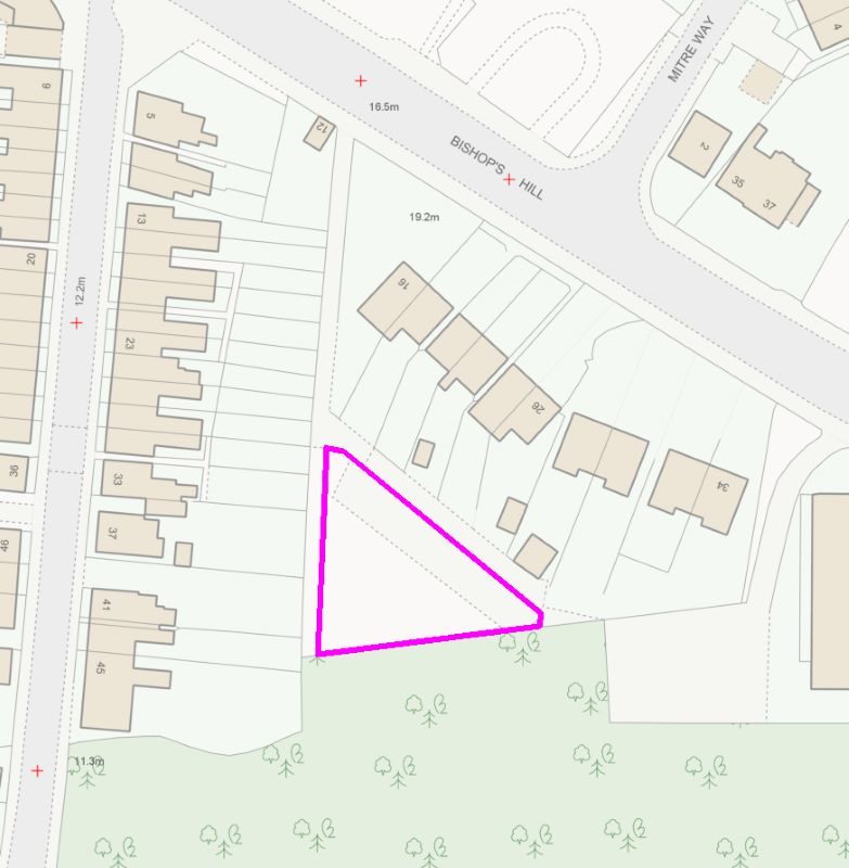 Land to the rear of 16-34 Bishops Hill, Ipswich lot image - 0