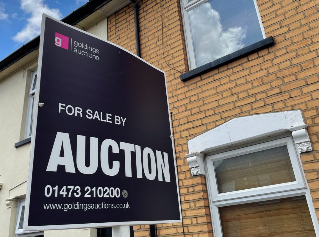 Auction sign